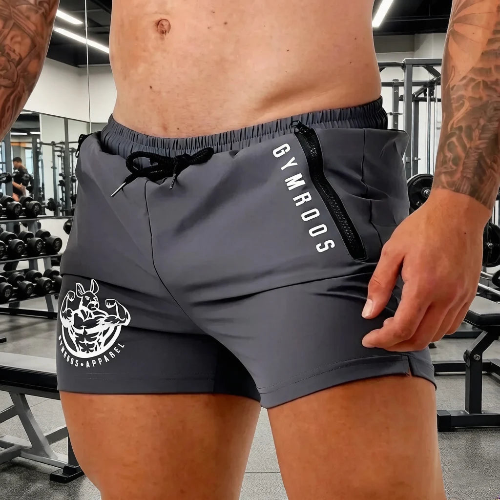 Sports Shorts Men Gym Workout Running Shorts Bodybuilding Joggers Summer Fitness Training Jogging Short Pants Male Beach pants