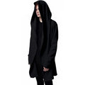 XUANSHOW Hoodies for Men Gothic Style Black Outwear Hip Hop Big Hat Loose Coat Hooded Sweatshirt