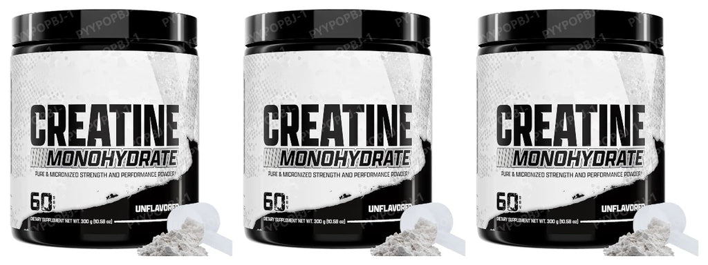 Creatine Monohydrate Powder 5g Pure Micronized Unflavored Sports Nutrition Supplement Workout Performance Support 300g