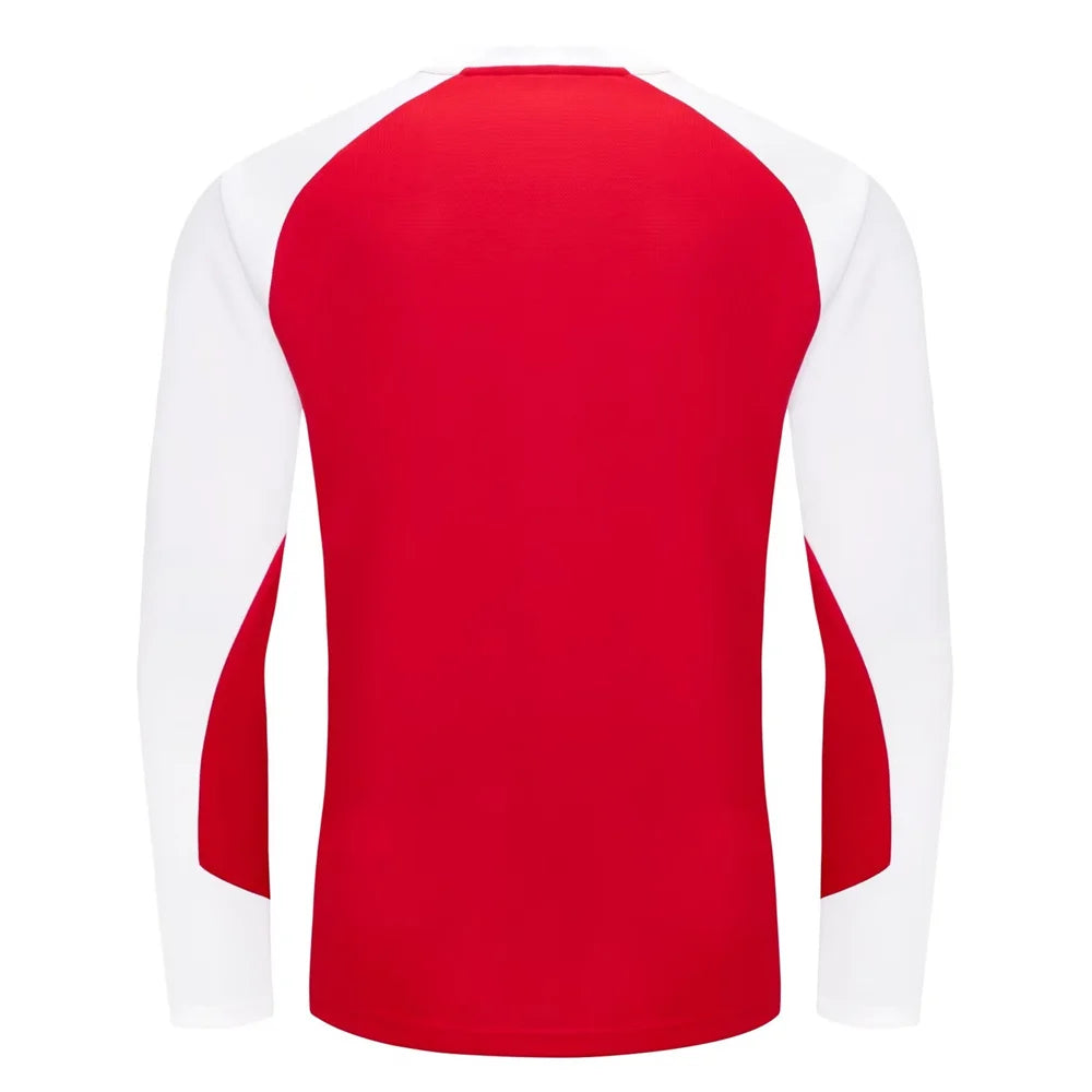 Dry Fit Plus Size Sports T-shirt for Men Kids Rash Guard Long Sleeve Sportswear Breathable Running Gym Football Shirt Jersey