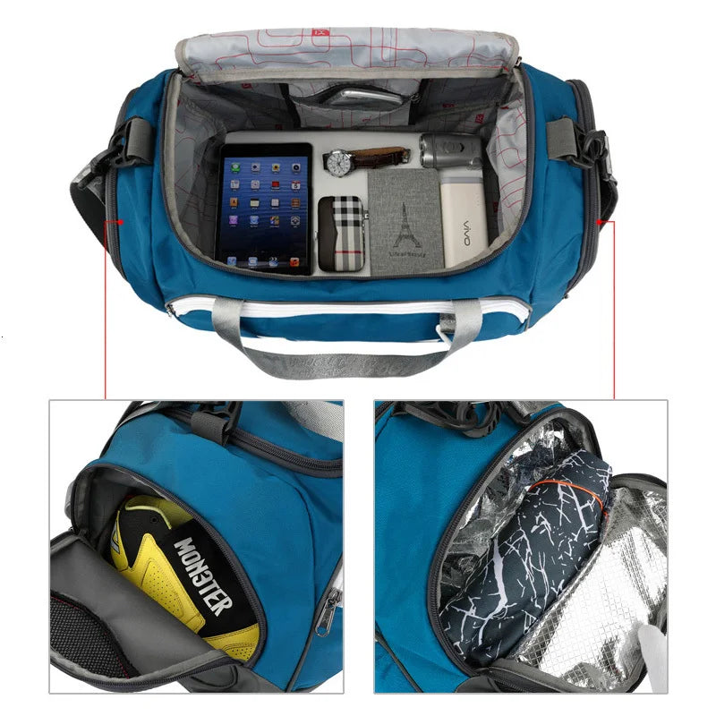 Outdoor Fitness Bag Training Gym Bags Duffle Bag Sport Basketball Travel Shoulder Bag Sportsbag For Women Yoga Handbag Mochila