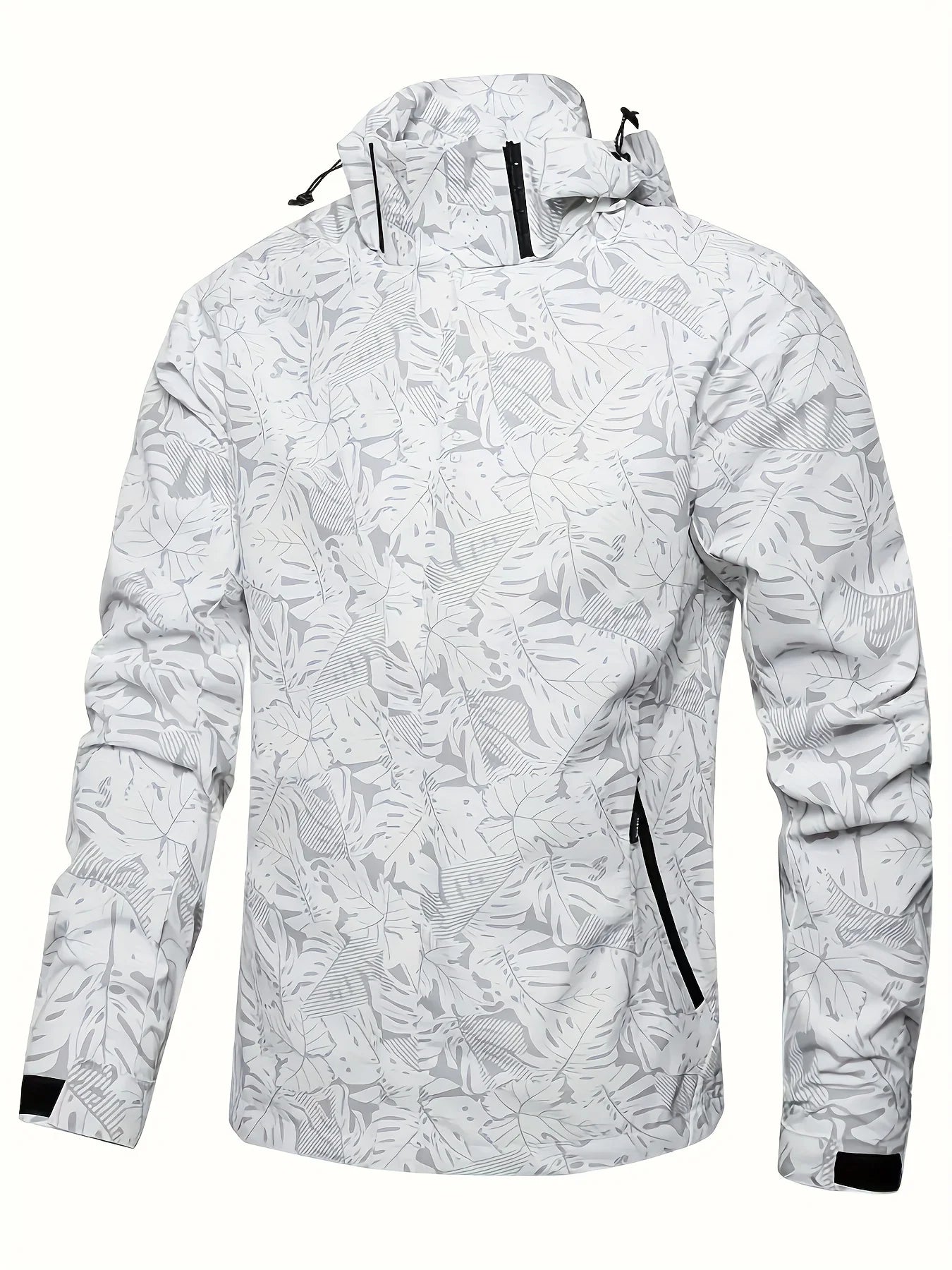 Hooded Jacket, Men's Casual Zip Up Jacket Fashion Hoody Coat For Fall Winter Outdoor Activities Clothing