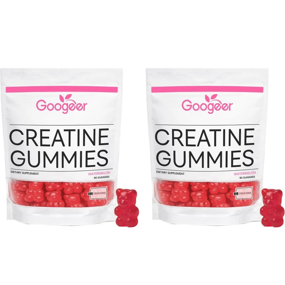 Creatine Monohydrate Gummies 2000mg with Vitamin B12 L Tyrosine L Theanine for Energy Fitness Training Support 90 Count