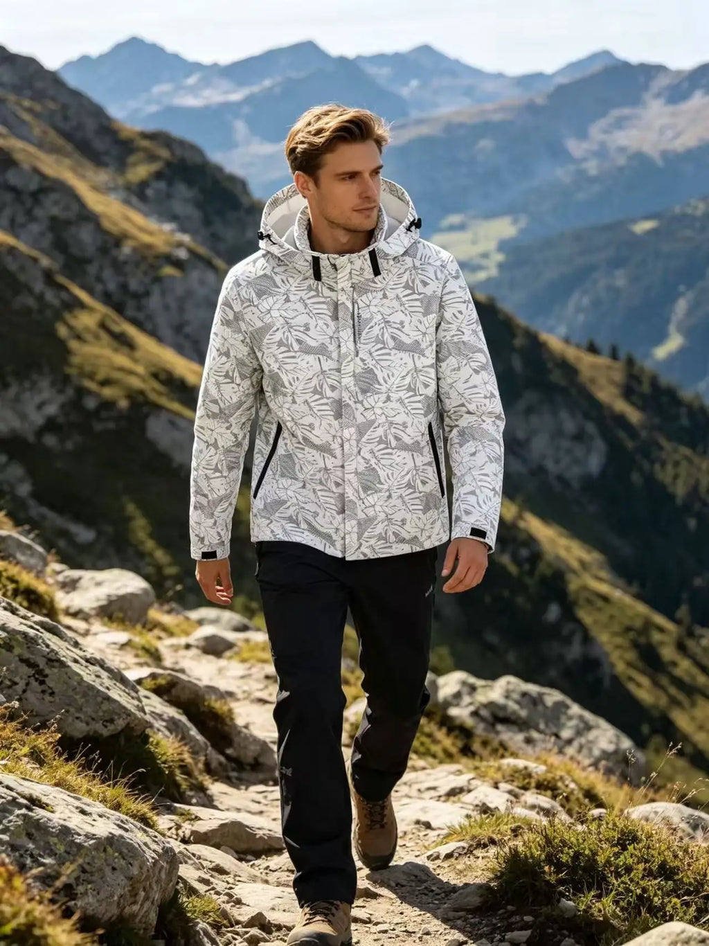Hooded Jacket, Men's Casual Zip Up Jacket Fashion Hoody Coat For Fall Winter Outdoor Activities Clothing