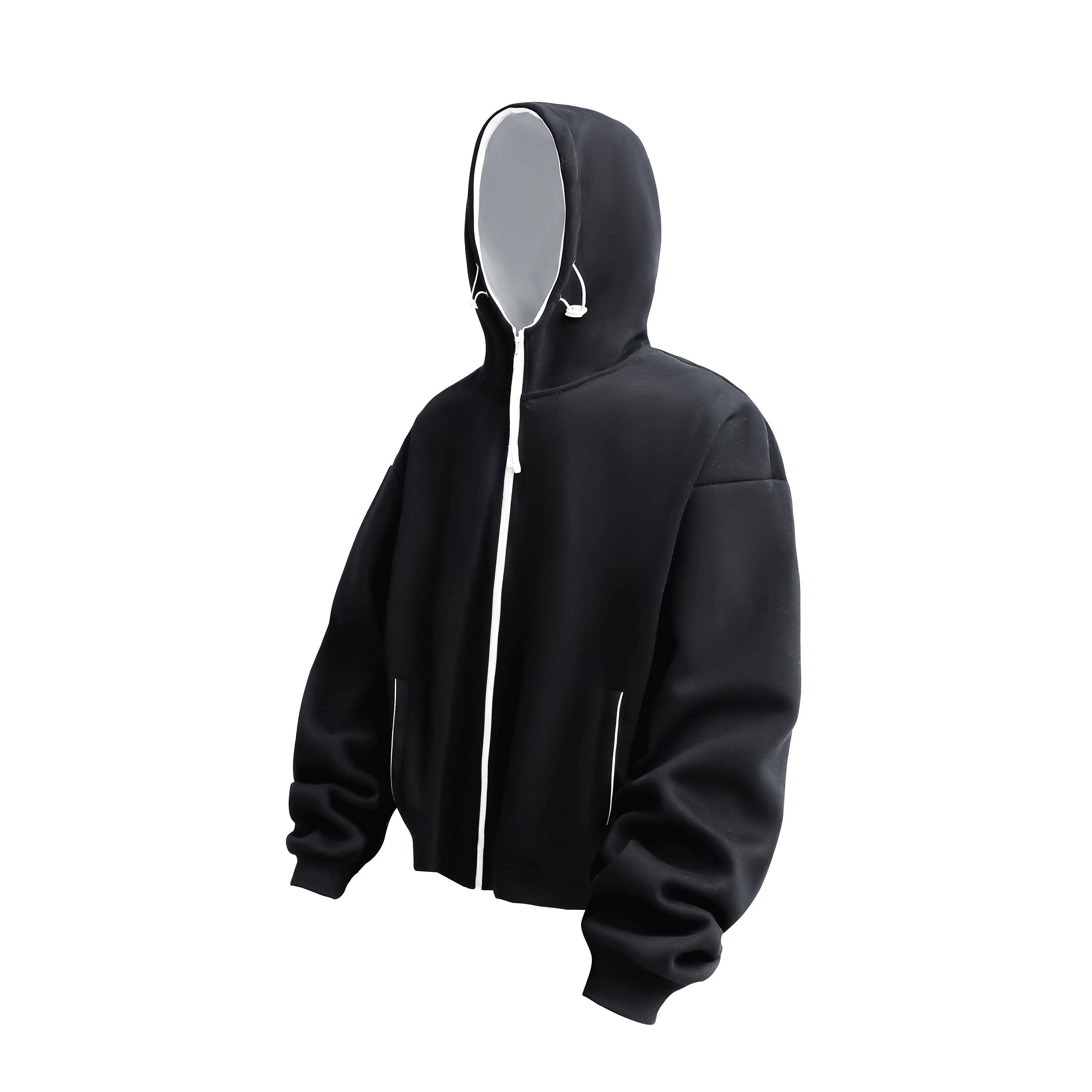 2026 Spring Cotton Hooded Hoodies Men Fashion Youthful Vitality Casual Outerwear Mens Zipper Hoodie Coat Hooded Sweatshirt Tops