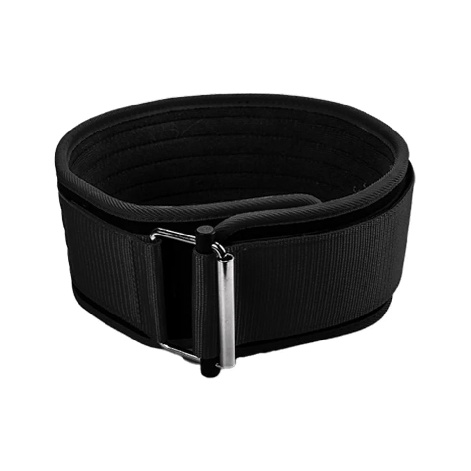 LOOGDEEL Weightlifting Belt Fitness Adjustable Nylon Gym Workout Belts Deadlifting Squatting Lifting Back Support Self-locking