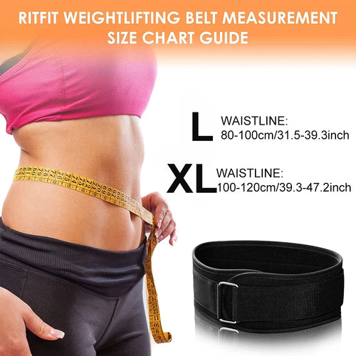 1Pcs Fitness Weight Lifting Belt for Men & Women Gym Belts for Weightlifting, Powerlifting, Strength Training, Squat or Deadlift