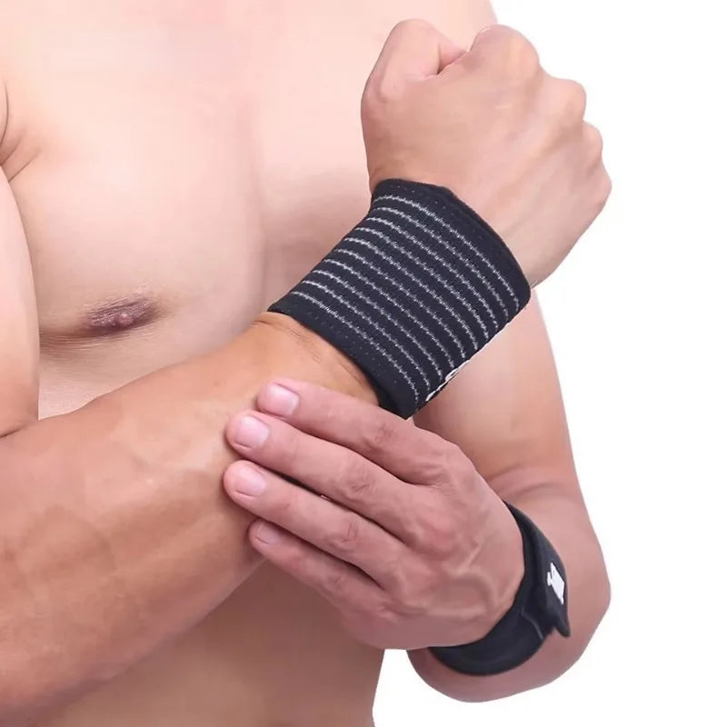 Gym Support Wrist Brace Wrap carpal tunnel Cotton Elastic Bandage Hand Sport Wristband wristband dispenser  wristbands 1PCS