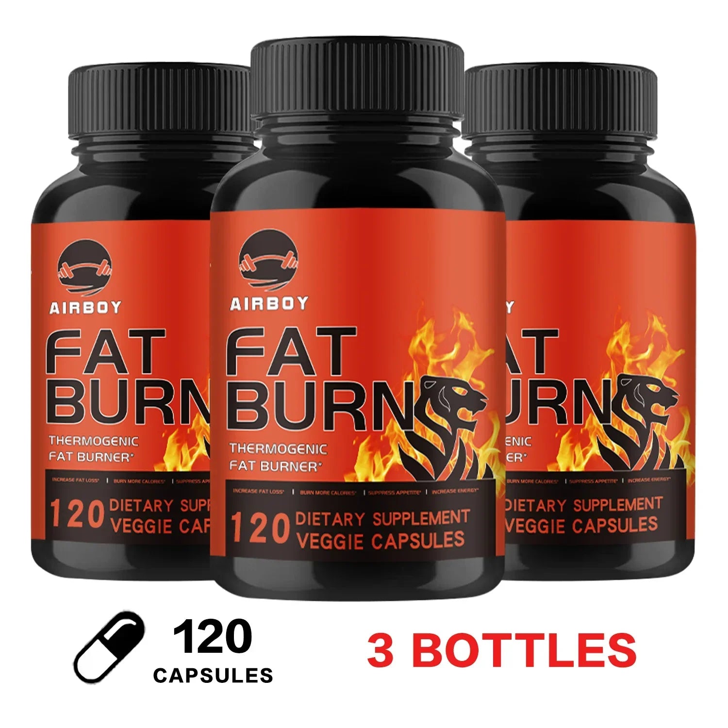 Burn-XT Fat Burner - Fat Burning, Energy Boosting, Appetite Suppressing, Metabolism Boosting