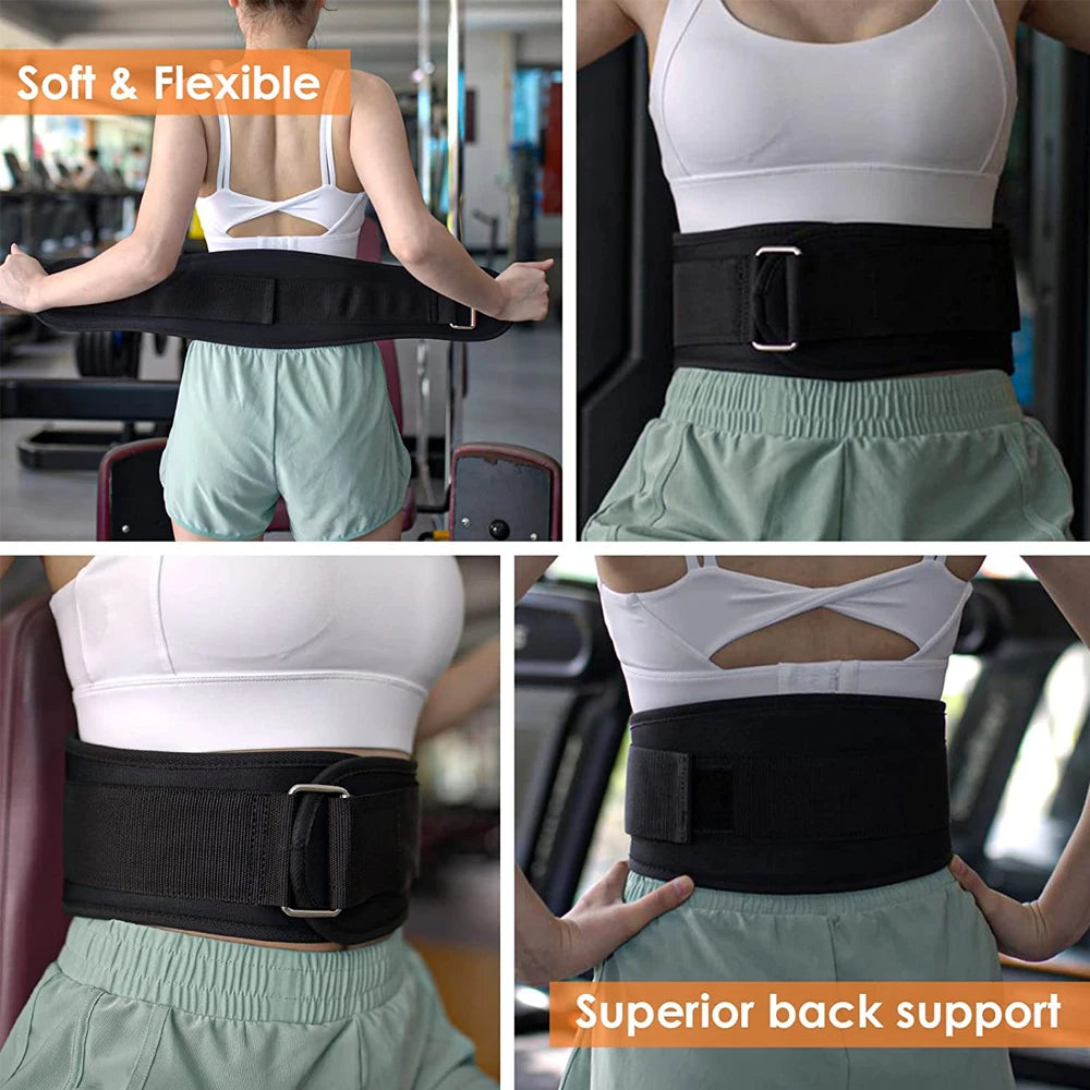 Weight Lifting Belt for Men & Women, Weight Belt for Workout Weightlifting, Powerlifting, Squat & Deadlift, Adjustable Gym Belt