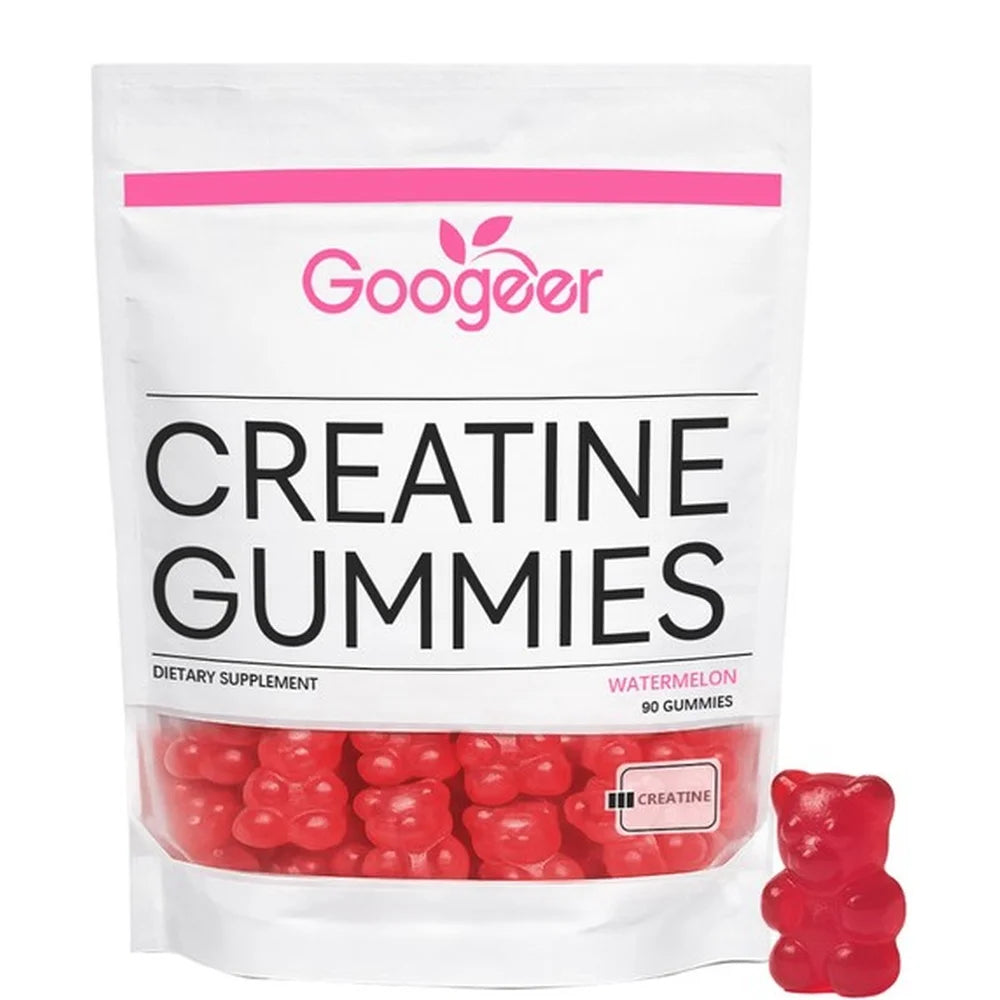 Creatine Monohydrate Gummies 2000mg with Vitamin B12 L Tyrosine L Theanine for Energy Fitness Training Support 90 Count