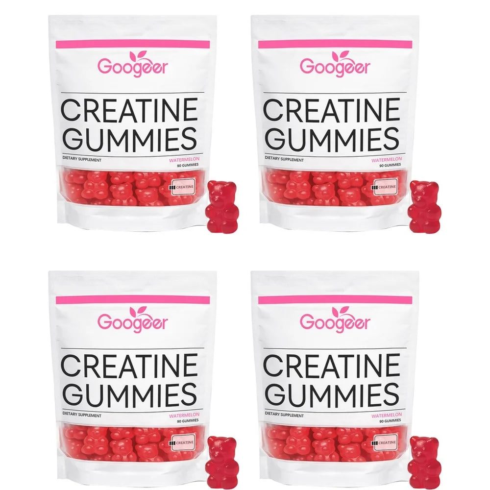Creatine Monohydrate Gummies 2000mg with Vitamin B12 L Tyrosine L Theanine for Energy Fitness Training Support 90 Count
