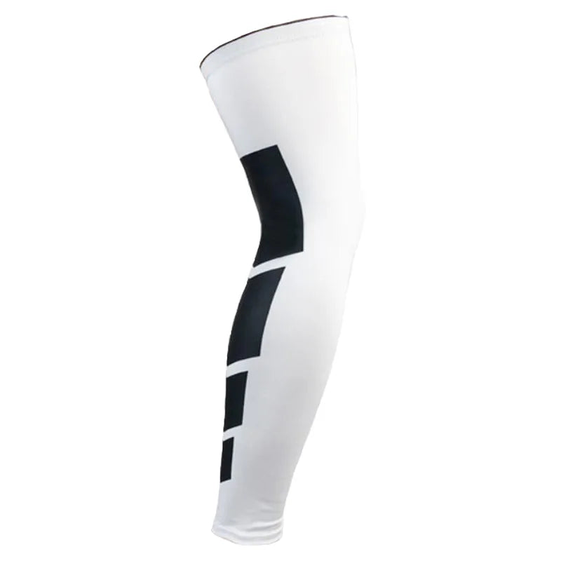 1Pcs Sports Knee Pads Silicone Anti-slip Elastic Breathable Extended Thigh And Calf Protectors Outdoor Basketball Cycling Unisex