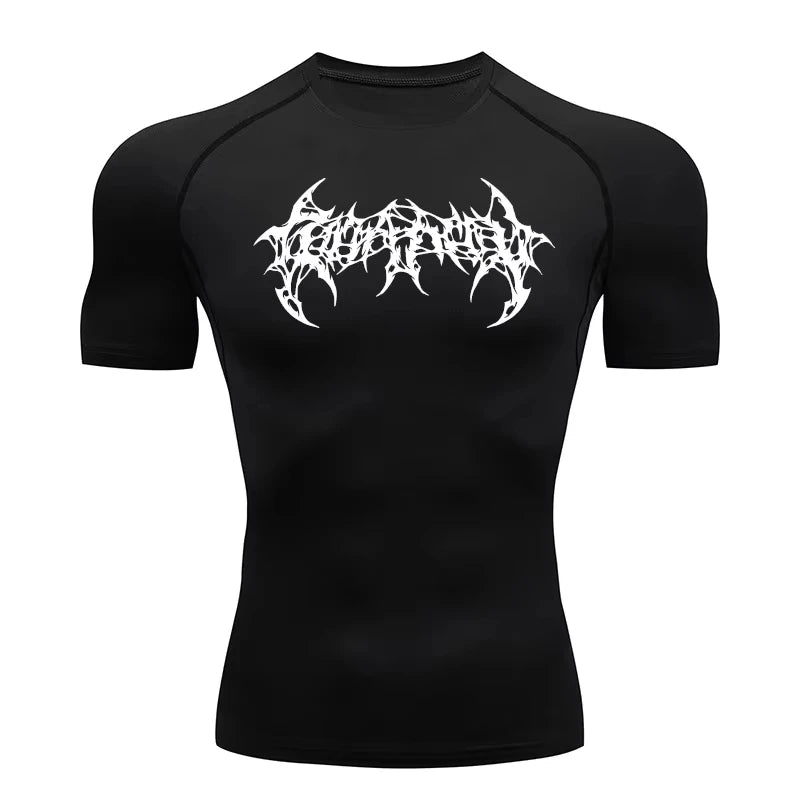 Quick drying T-shirt suitable for fitness, running, acceleration, breathability, slim fit, cycling, marathon, high elasticity