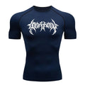Quick drying T-shirt suitable for fitness, running, acceleration, breathability, slim fit, cycling, marathon, high elasticity