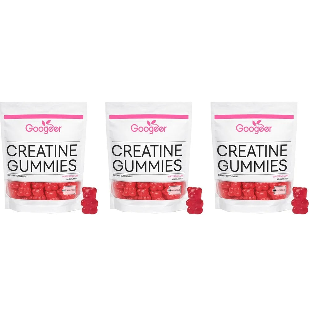 Creatine Monohydrate Gummies 2000mg with Vitamin B12 L Tyrosine L Theanine for Energy Fitness Training Support 90 Count